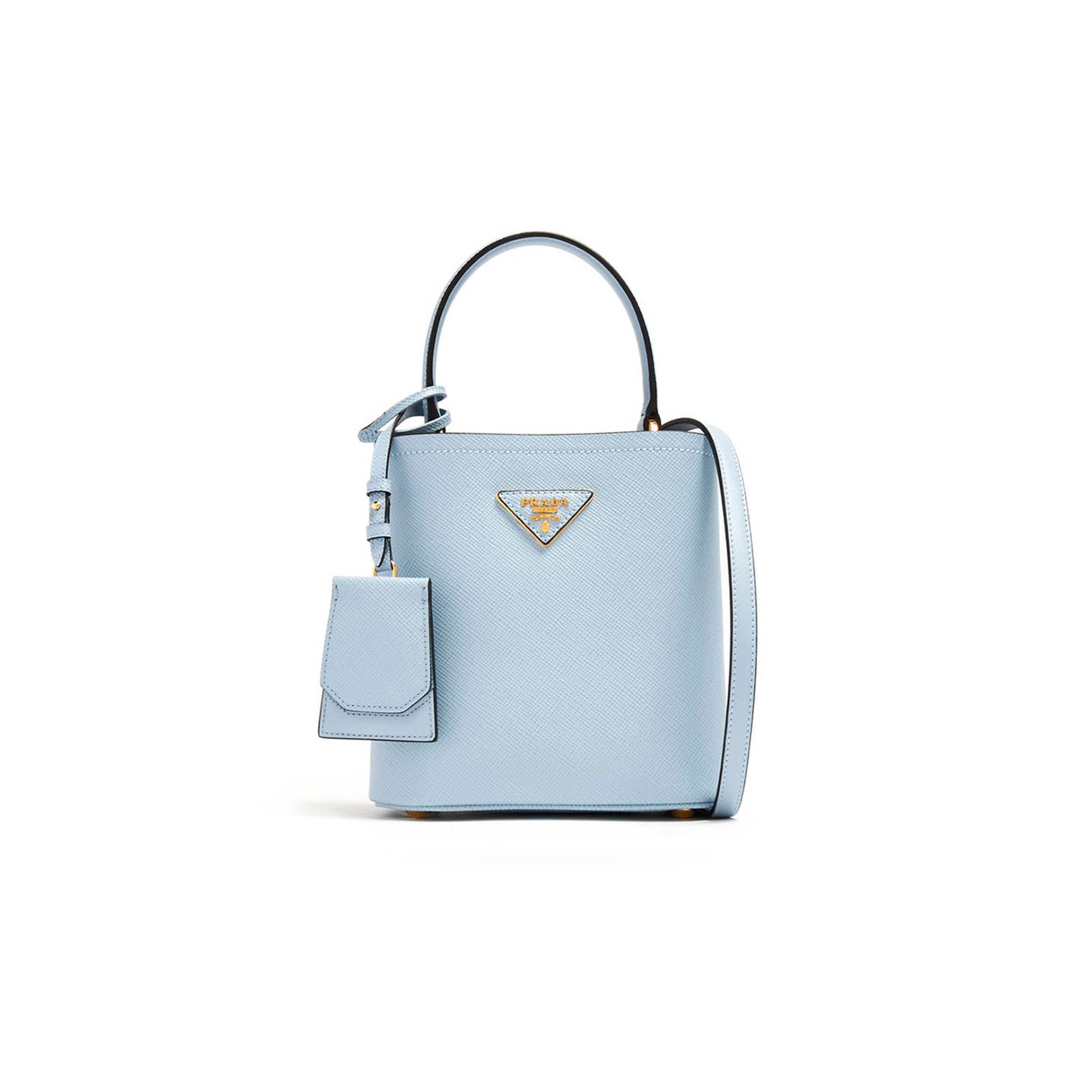 PRADA PANIER SAFFIANO LEATHER MEDIUM BAG 1BA212 (22.5*21.5*13cm) 